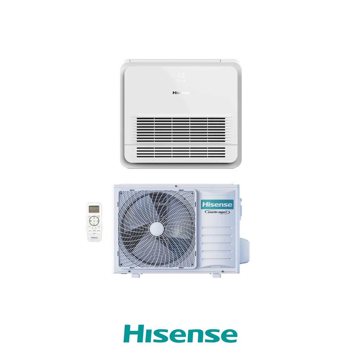 HISENSE CONDIZIONATORE CONSOLE PAVIMENTO SET 9000 BTU AKT26UR4RK8 SERIE TURBO R32 TURBO INVERTER A++
