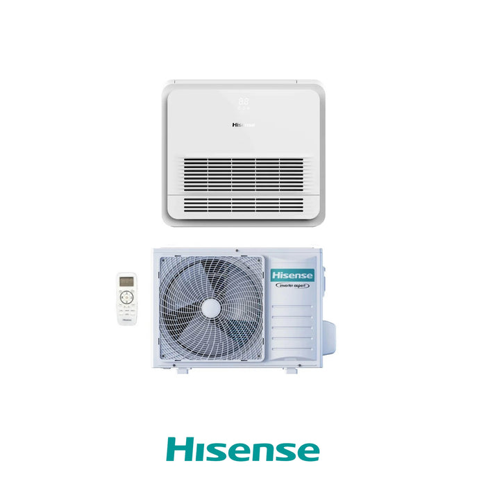 HISENSE CONDIZIONATORE CONSOLE PAVIMENTO SET 9000 BTU AKT26UR4RK8 SERIE TURBO R32 TURBO INVERTER A++