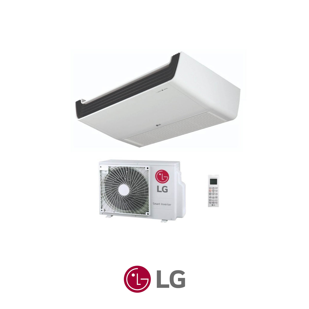 LG CLIMATIZZATORE MONOSPLIT SOFFITTO 18000 BTU UV18F.N10 INVERTER R32 A++
