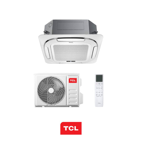 TCL 4-WAY CASSETTE AIR CONDITIONER S SERIES STANDARD 50000 BTU 90x90 MN5SS3S1 R32 INVERTER WI-FI A++\A+